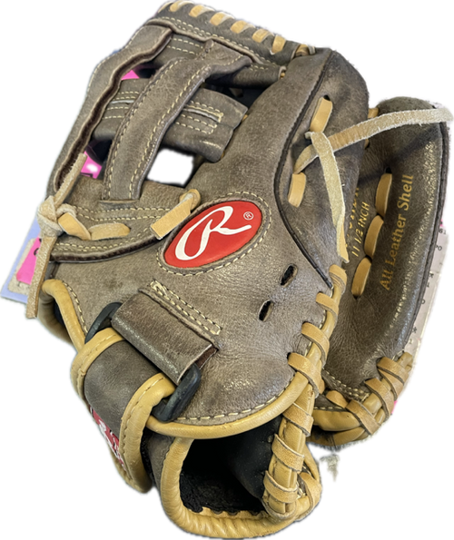 Vist Large View of Product Image Which is Used Rawlings HIGHLIGHT Baseball Glove RH Throw Brown 11 1/2"