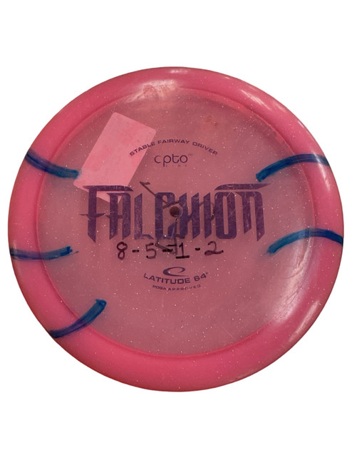 Vist Large View of Product Image Which is Used Latitude 64 OPTO FALCHION Disc Golf Driver Pink 173g