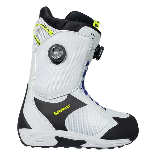 Vist Large View of Product Image Which is New Bataleon Rave Double BOA 2027 Snowboard Boots Grey- Men's Size 11