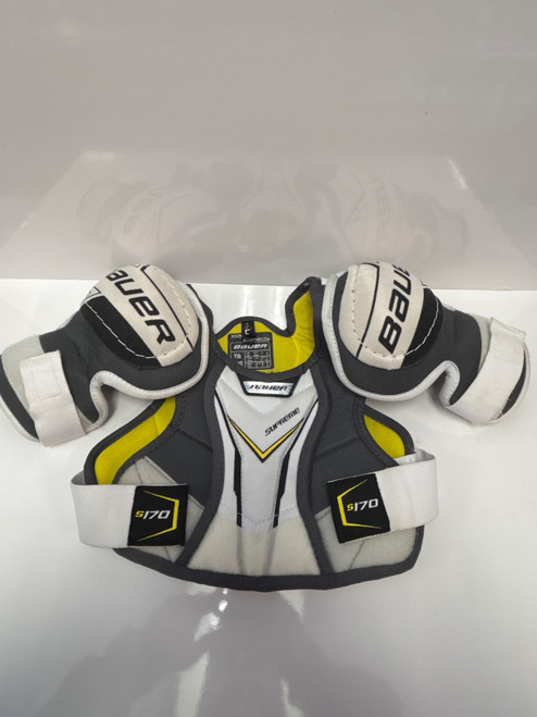 Vist Large View of Product Image Which is Used Bauer SUPREME S170 S/P Youth Shoulder Pads LG