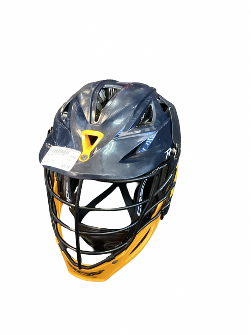 Vist Large View of Product Image Which is Used Cascade R Lacrosse Helmet Navy Blue One Size