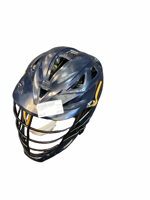 Vist Large View of Product Image Which is Used Cascade R Lacrosse Helmet Navy Blue One Size