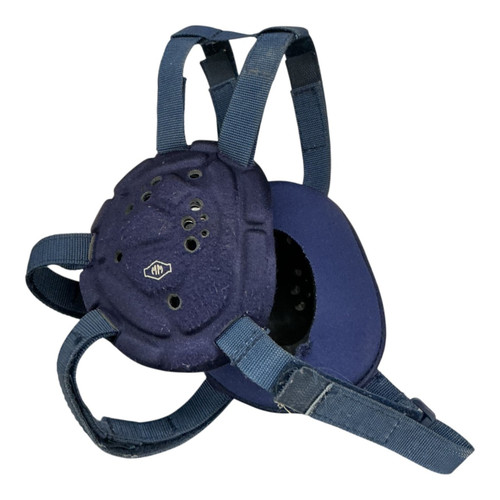 Vist Large View of Product Image Which is Used Matman Wrestling Headgear Navy Blue