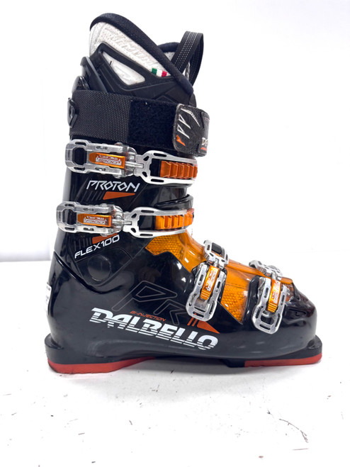 Vist Large View of Product Image Which is Used Dalbello PROTON FLEX 100 Mens DH Ski Boot Black 275 MP - M09.5 - W10.5