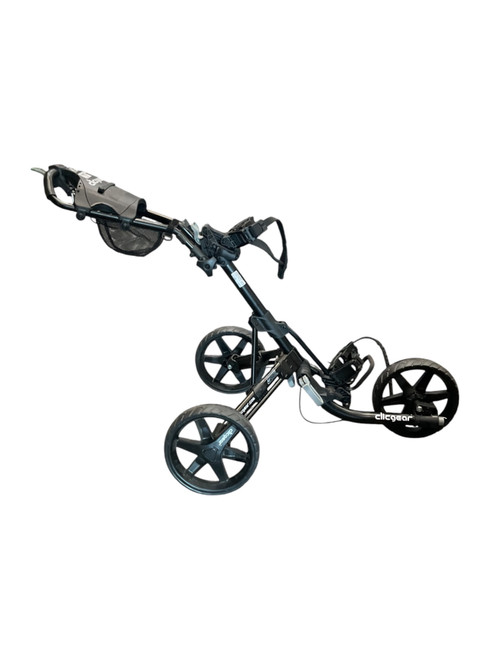 Vist Large View of Product Image Which is Used Clicgear MODEL 4 3 WHEELED PUSH CART Golf Cart 3 Wheel