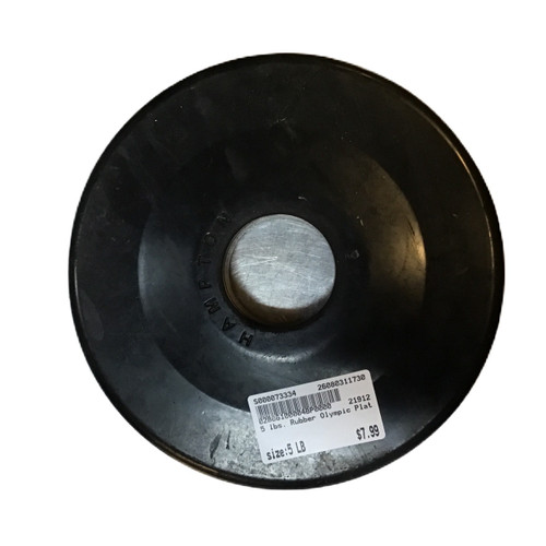 Vist Large View of Product Image Which is Used Olympic Plate (Each) 5 lb