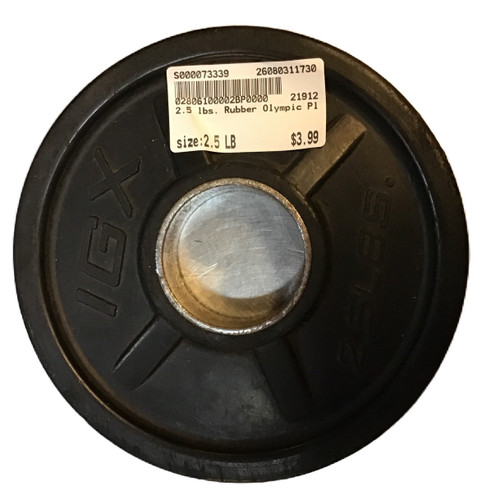 Vist Large View of Product Image Which is Used Olympic Plate (Each) 2.5 lb