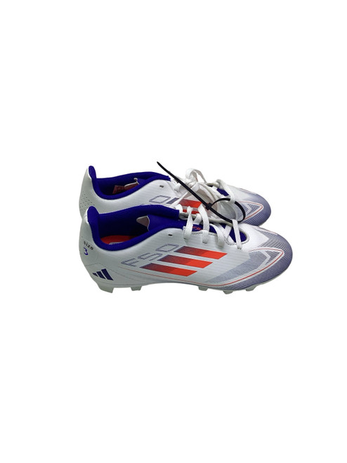 Vist Large View of Product Image Which is Used Adidas Soccer Cleats Carolina Blue And White Junior 03