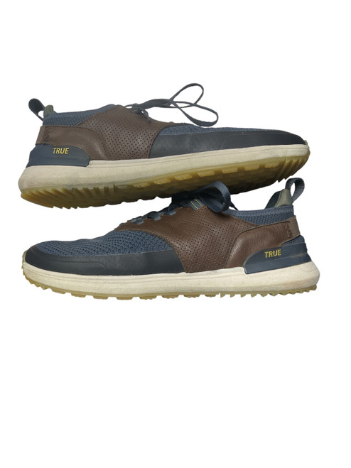 Vist Large View of Product Image Which is Used Mens Golf Shoes Navy Blue Senior 10.5