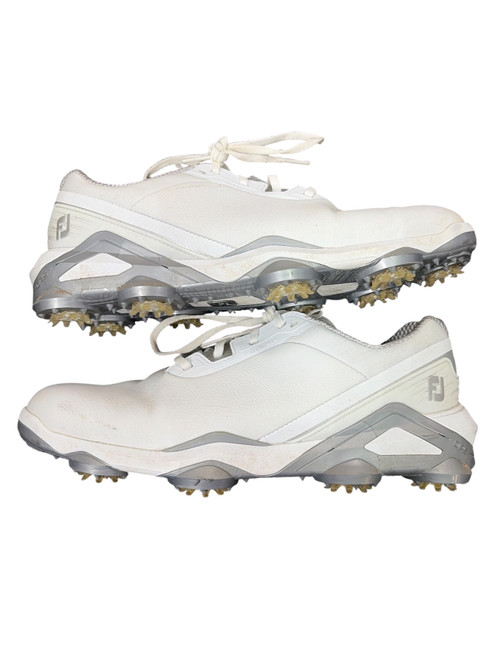 Vist Large View of Product Image Which is Used Foot Joy Mens Golf Shoes White Senior 9.5
