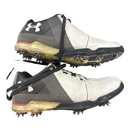 Vist Large View of Product Image Which is Used Under Armour Mens Golf Shoes White Senior 10
