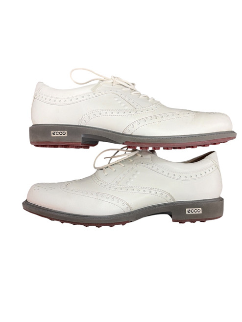 Vist Large View of Product Image Which is Used Ecco Mens Golf Shoes White Adjustable