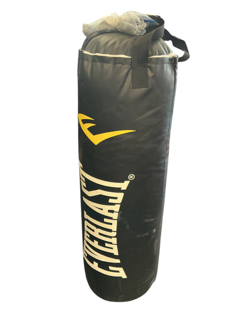 Vist Large View of Product Image Which is Used Everlast HEAVY BAG Boxing Heavy Bag Black 80 lb