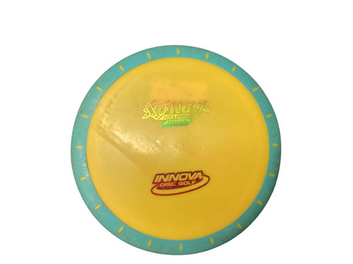 Vist Large View of Product Image Which is Used Innova NOVA Disc Golf Mid Range Yellow