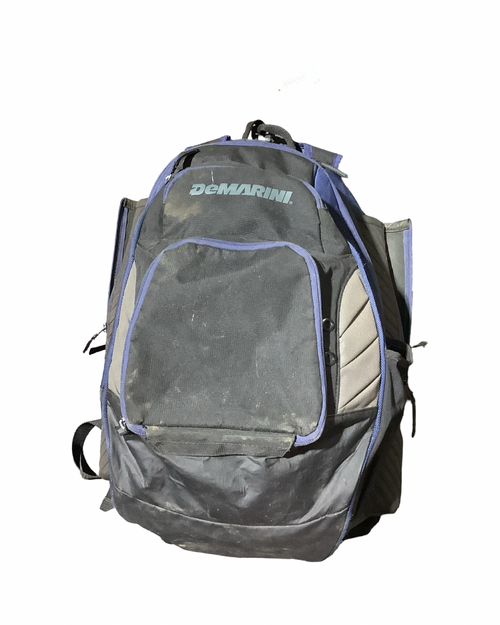 Vist Large View of Product Image Which is Used Demarini BACKPACK BB/SB Player Backpack Navy Blue