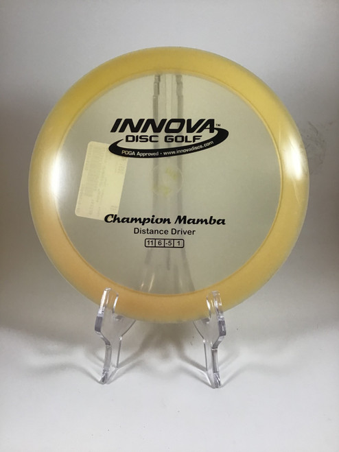Vist Large View of Product Image Which is Used Innova CHAMPION MAMBA Disc Golf Driver Yellow 160g