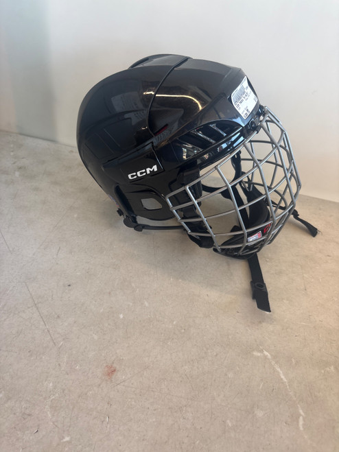 Vist Large View of Product Image Which is Used CCM TACKS 70 HELMET Helmet Cage Combo Black MD