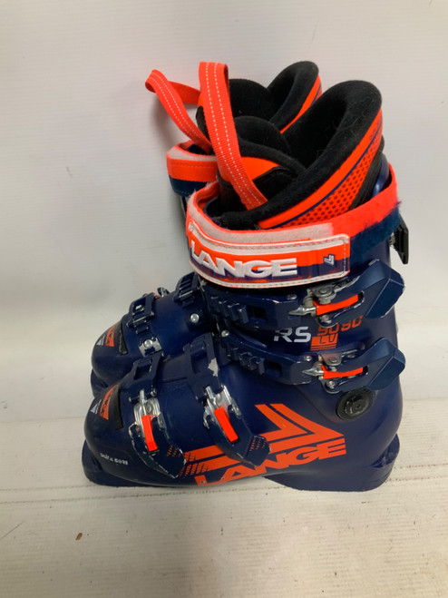 Vist Large View of Product Image Which is Used Lange RS90SC Mens DH Ski Boot Navy Blue 235 MP - J05.5 - W06.5