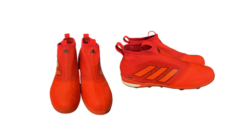 Vist Large View of Product Image Which is Used Adidas ACE TANGO 17+ Soccer Indoor Shoes Orange Senior 12