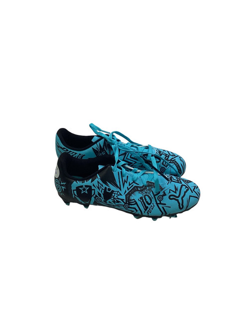 Vist Large View of Product Image Which is Used Puma Soccer Cleats Royal Blue Junior 05