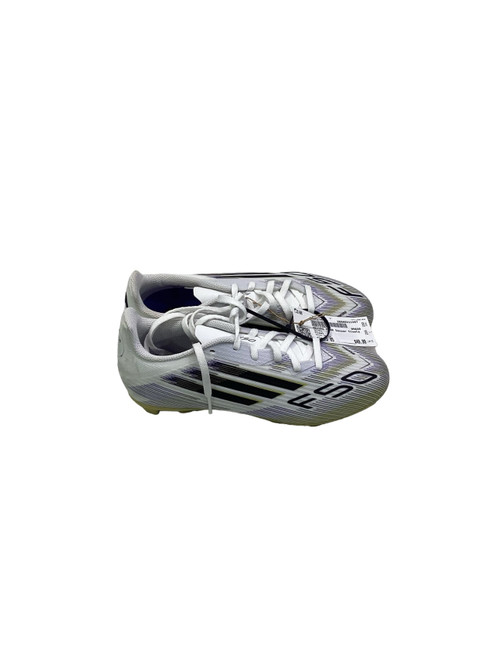 Vist Large View of Product Image Which is Used Adidas Soccer Cleats White Junior 05