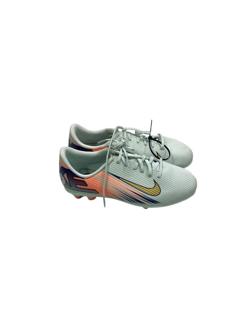 Vist Large View of Product Image Which is Used Nike Soccer Cleats Teal Youth 06.0