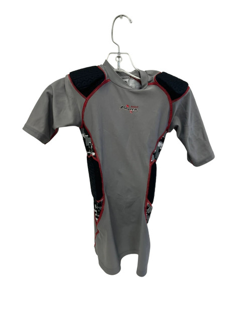 Vist Large View of Product Image Which is Used Riddell Youth SM Padded Football Rib Guard Shirt
