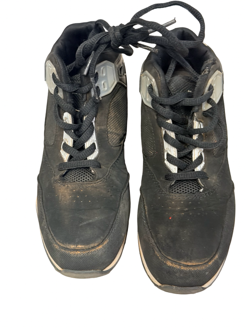 Vist Large View of Product Image Which is Used Riddell DIVERSE MID Youth Football Cleats Black Youth 13.0