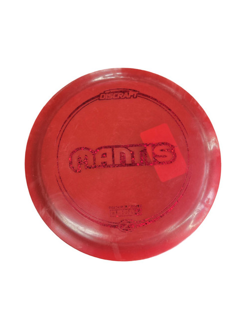 Vist Large View of Product Image Which is Used Discraft MANTIS Z LINE Disc Golf Driver Red