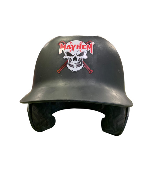 Vist Large View of Product Image Which is Used Evoshield BLACK Batting Helmet No Mask Black MD