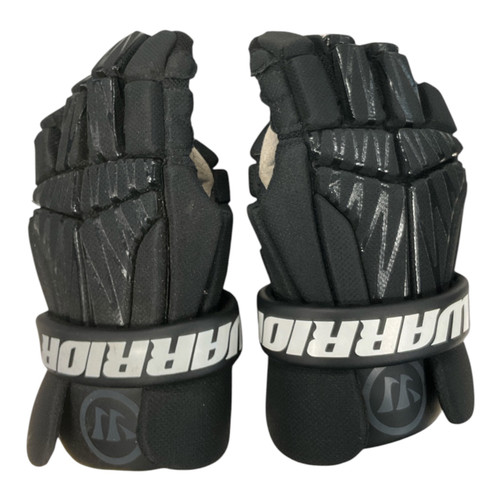 Vist Large View of Product Image Which is Used Warrior BURN NEXT Lacrosse Gloves Mens Black MD