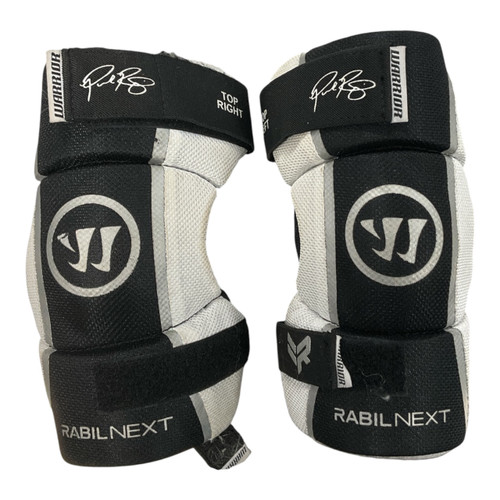 Vist Large View of Product Image Which is Used Warrior RABIL NEXT ELBOWS Lacrosse Arm Pads/Guards Black MD