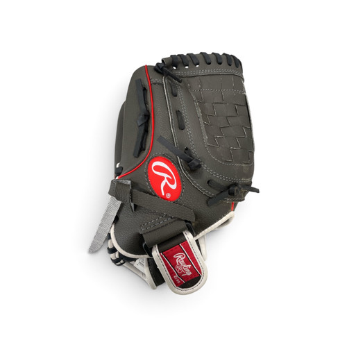 Vist Large View of Product Image Which is Used Rawlings PL116GS BB/SB Glove LH Throw Black 11 1/2"