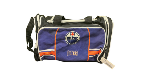 Vist Large View of Product Image Which is Used OILERS DUFFLE BAG Jr Hockey Carry Black