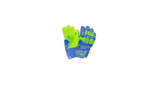 Vist Large View of Product Image Which is Used Eletto GOALIE Soccer Goalie Gloves Royal Blue 4