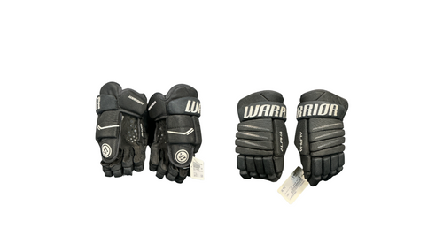 Vist Large View of Product Image Which is Used Warrior ALPHA QX3 Youth Gloves Black 9"