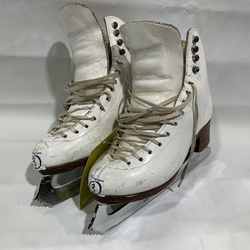 Vist Large View of Product Image Which is Used HARLICK Girls Figure Skate White Junior 03