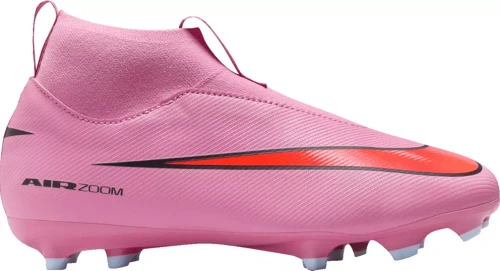 Vist Large View of Product Image Which is NEW Nike AIR ZOOM MERCURIAL SUPERFLY 10 ACADEMY Soccer Cleats Pink Junior 04.5