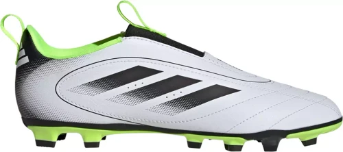 Vist Large View of Product Image Which is NEW Adidas GOLETTO IX LACELESS Soccer Cleats White Junior 03.5