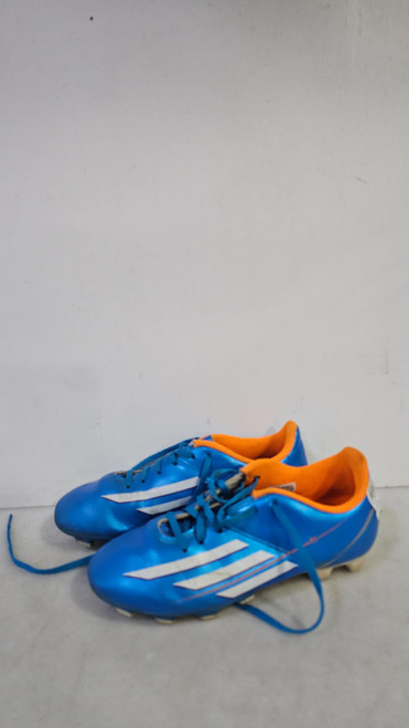 Vist Large View of Product Image Which is Used Adidas Soccer Cleats Royal Blue Junior 03