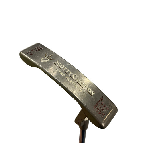 Vist Large View of Product Image Which is Used Titleist SCOTTY CAMERON PRO PLATINUM NEWPORT Mens Putter RH 35"