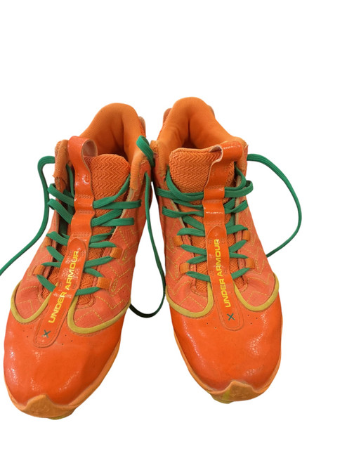 Vist Large View of Product Image Which is Used Under Armour BASEBALL CLEAT BRYCE HARPER BB/SB Cleats Orange Junior 06
