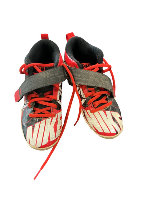 Vist Large View of Product Image Which is Used Nike 88 BB/SB Cleats White/Black/Red Junior 02