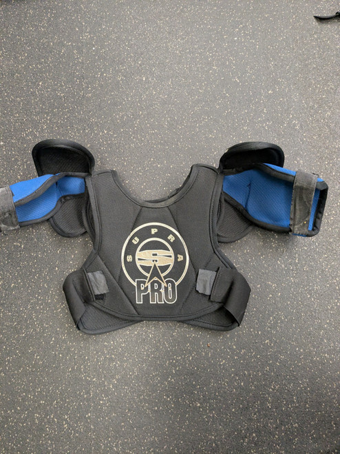 Vist Large View of Product Image Which is Used CCM SUPRA PRO Junior Shoulder Pads LG