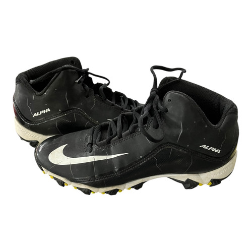 Vist Large View of Product Image Which is Used Nike FB Cleats Black Junior 05.5