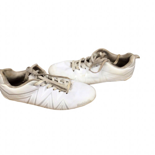 Vist Large View of Product Image Which is Used Riddell Adult FB Cleats White Senior 8.5