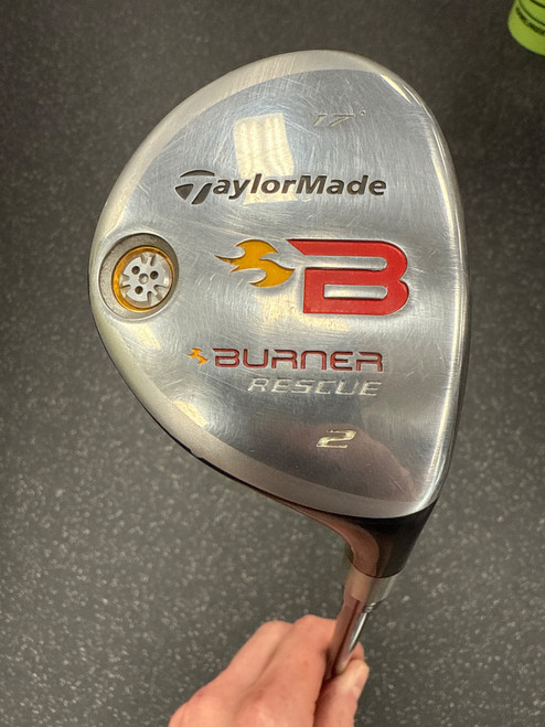 Vist Large View of Product Image Which is Used Taylormade BURNER RESCUE Mens Hybrid Club RH 2 Hybrid