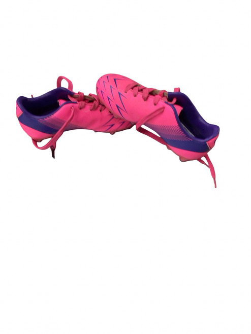 Vist Large View of Product Image Which is Used Vizari Soccer Cleats Pink Youth 11.0