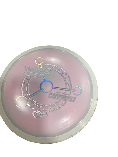Vist Large View of Product Image Which is Used MVP WAVE Disc Golf Driver Pink 154g