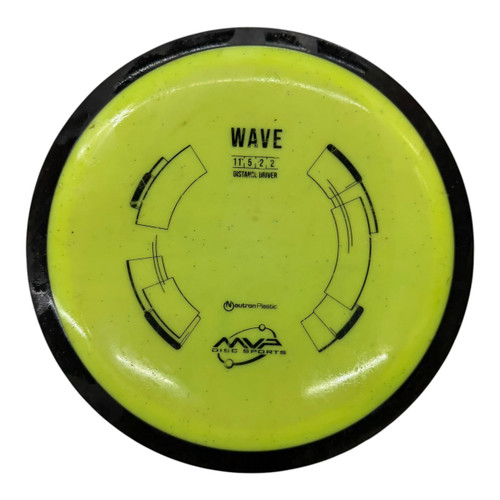Vist Large View of Product Image Which is Used MVP NEUTRON WAVE Disc Golf Driver Yellow 173g